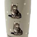 SERENGETI Maine Coon 20 Oz Stainless Steel, Vacuum Insulated Tumbler with Spill Proof Lid - 3D Print - Insulated Travel mug for Hot or Cold Drinks (Maine Coon)