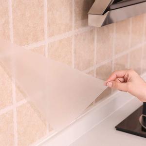 practicalWs 17.7In393.7In Clear Wallpaper Transparent Kitchen Backsplash Protective Contact Paper Removable Clear Wall Protector Oil Proof Waterproof Sticker Easy to Clean