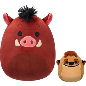 Squishmallows Original Disney Timon and Pumbaa 2-Pack - Official Jazwares Plush