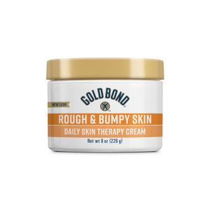 Gold Bond Rough & Bumpy Daily Skin Therapy Cream, 8 oz Cream With 7 Moisturizers & 3 Vitamins