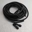 50 FT 1/2 Inch Drip Irrigation Tubing Main Drip Line Hose Tube for Garden Watering Landscape Irrigation System (Includes 2 Pack 6-Way Connector and 1/2" Straight Connector)