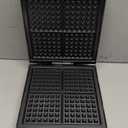 Baker's Friend Multi Shapes Waffle Iron, A Combo of Mini Waffle Maker, American Classic Waffle Maker, Belgian Waffle Machine Thick & Chaffle Maker, Waflera Electrica, With 2 Silicone Molds, Graphite