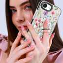 Toycamp for iPhone 16e Case Compatible with Magsafe - Cute Design 360 Magnetic Ring Holder Stand Kickstand Funny Garden Girly Pretty Fashion TPU Phone Covers for Women Tenn Girls