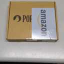 POPOSOAP 6.5W Solar Fountain Pump for Bird Bath Built-in 3000mAh Battery Backup, DIY Solar Water Fountain with Double-Layer Nozzles & Dry-Run Protection 5Ft Tubing for Ponds, Bird Bath, Water Features