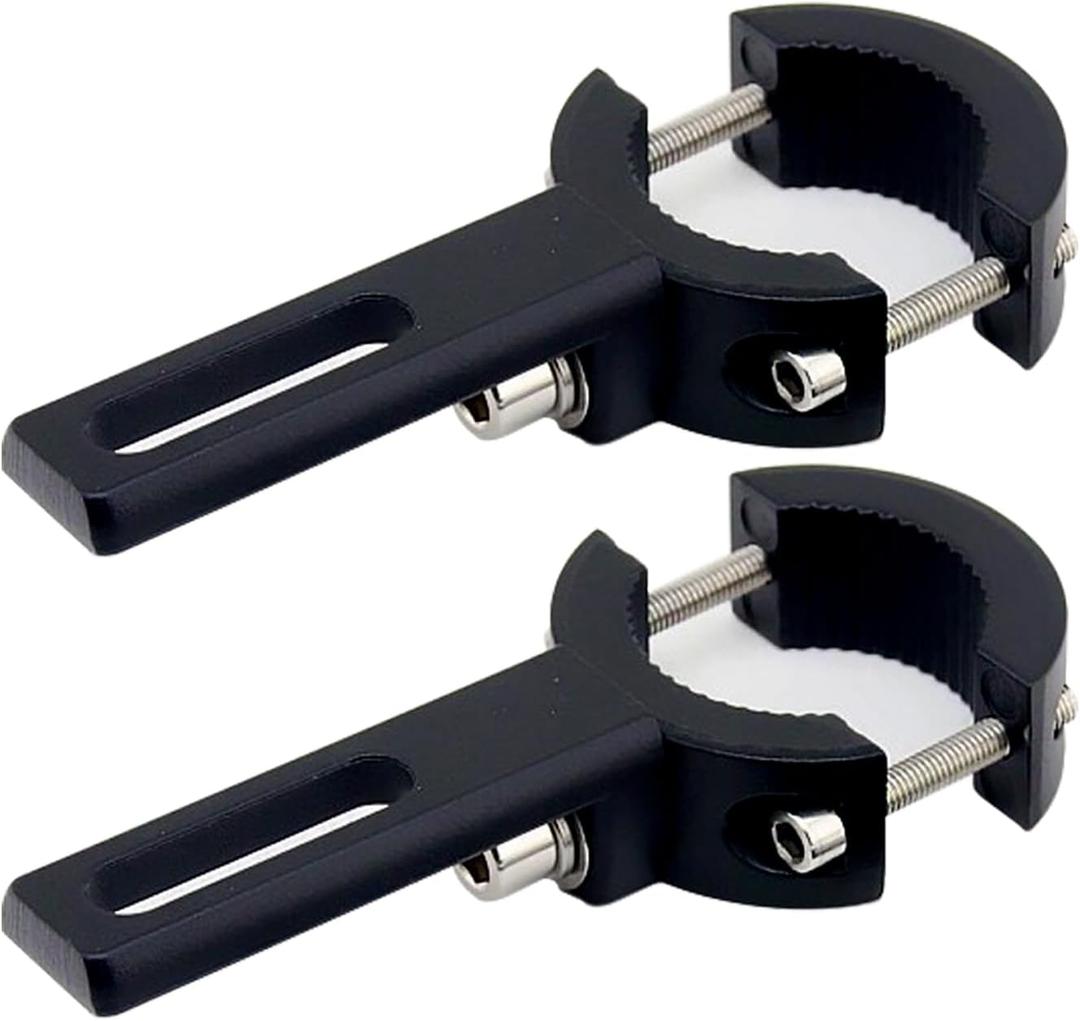 Motorcycle Spotlight Mount Brackets, Motorbike Tube Clamp Turn Signal Mounting Clamp Holder for 0.78"-1.5" Roll Bar (2 Pcs)