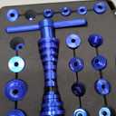 Wanocean Bicycle Bearing Press Set, Bike Tools for Wheels/Hub BB Axis Installation Universal Repair Kit, Turning Point Tool for Cycle Soft Tail Frame Drift (Blue)