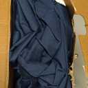 SONORO KATE 100% Egyptian Cotton Duvet Cover Queen Size, 1000 Thread Count Sateen Duvet Cover, Soft, Breathable Cotton Comforter Cover with Hidden Zipper Closure - 3 PC (Navy Blue,Queen)