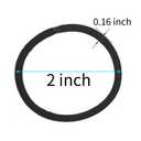 120 PCS(4mm) Black Elastics Hair Ties for All Hair Types, Pain-Free Hair Accessories for Women & Men,No Damage Hair Ponytail Holders Perfect for Long Lasting Braids, Ponytails and More