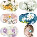 Geiserailie 50 Pcs Disposable Eye Patches for Adults with 5 Styles Vintage Boho Flower Designs Gentle Removal Eyepatches Adhesive Eyepatches for Lazy Eye Women Girl Gift