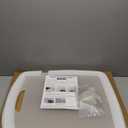 Dog Gate, Clear Acrylic Pet Gate for Dogs, Free Standing Pet Gates for Doorways, Folding Freestanding Puppy Doggy Cat Fence Inside, Dog Barriers for Home 3 Panel