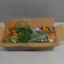 Fall Flowers Artificial for Decoration, Faux Mums for Outdoor Planters, 12 Bundles Fake Mums for Home, Orange Flowers for Thanksgiving, Front Porch Fall Decor, Garden Patio Home Aesthetic