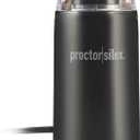 Proctor Silex Electric Coffee Grinder for Beans, Spices and More, Stainless Steel Blades, Makes upto 12 Cups, Black