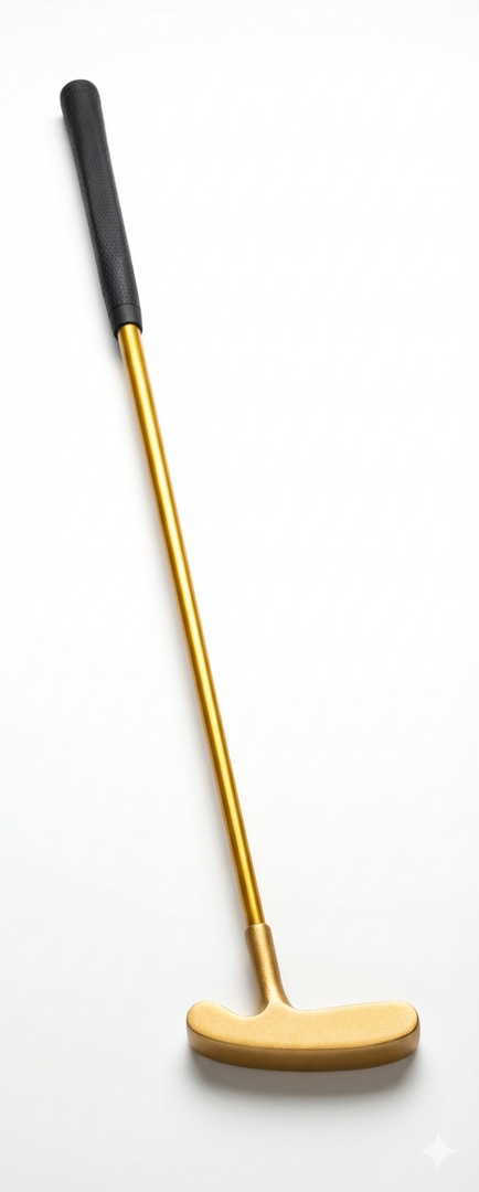 Golf Putter, Two Ways Golf Putters for Men Right/Left Handed-Indoor/Outdoor Mini Kids Club Golf Set-Sturdy Putter Shaft with 2 Plastic Practice Golf Balls for Any Putting Green Mat Home Office