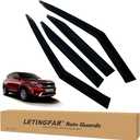 Window Visors Rain Guards for Kia Seltos 2021 2022 2023 2024 2025 Accessories, Wind Deflectors Vent Shades for Kia Seltos