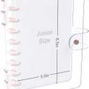Discagenda Clarity Transparent See Through Clear PVC Planner Personal Organizer Binder Cover (Discbound, A5 / Junior Size)