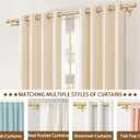 KAMANINA 1 Inch Double Curtain Rods 66 to 120 Inches (5.5-10 Feet), Heavy Duty Adjustable Double Curtain Rod for Windows, Gold Drapery Rods with End Caps