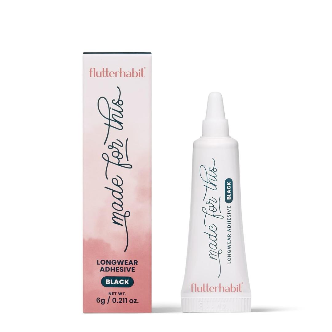Made for This Eyelash Extension Adhesive - All-Day Hold Lash Cluster Glue for Effortless, Long-Lasting, Stunning Lashes - All-in-One Lash Glue (Black)