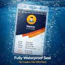 200 Pack ID Badge Holder - Vertical Badge Holder, 2.25" x 3.5" Clear Cards Holders for Lanyard, Plastic Sealable Waterproof, Name Tag Holder for Nurses, Office and School