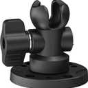 2.55” Single Socket Arm with Round AMPs Drill Base for All Standard 1-inch / 25mm / B Size Ball Adapters(1'' Ball Socket Arm with Round Swivel Plate)