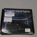 YM E-Bright Car Led Lights Exterior RGB Hood Light Strip Waterproof Multicolor Dynamic Scan Start Up Hoodbeam Kit DRL Daytime Running Lights for Cars,Truck,SUV,APP Remote Control,12V 59inch