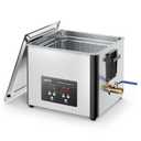VEVOR 15L Ultrasonic Cleaner, Professional Ultrasonic Cleaner Machine with Cleaning Basket & Digital Display, 240W Stainless Steel 40kHz Industrial Cleaning Machine for Parts, Carburetors, Instruments