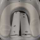 Potty Training Seat with Step Stool Ladder, SKYROKU Potty Training Toilet for Kids Boys Girls Toddlers - Comfortable Safe Potty Seat with Anti-Slip Pads Ladder Grey