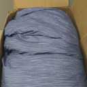 Bedsure King Size Comforter Set - Infinity Blue Soft Bedding for All Seasons, Cationic Dyed Bed Set, 3 Pieces, 1 King Size Comforter (104"x90") and 2 Pillow Shams (20"x36"+2")