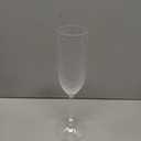LEYIQU 24PCS Transparent Plastic Champagne Flutes Diamond Crystal Glasses Vintage Goblet Unbreakable Wedding Toasting Cups Wine Drinking Glasses for Bridal Shower