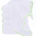 Cosy Family 6 Pack Ultra Soft Microfiber Absorbent Hand Towel, Silk Hemming Towels for Bathroom - Quick Drying - Perfect for Bath, Fitness, Gym, Shower, Hotel, and Spa - 16x28 Inch, White