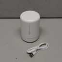 Portable Mini Humidifier, 300ml USB Cool Mist Small Humidifier with Colorful Lights. Perfect for Bedroom, Office, Plants, travel & Car (White)