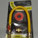 Hromee RV Winterize Sprinkler System Kit for Motorhome Boat Camper and Travel Trailer: Air Compressor Quick-Connect Plug to 3/4" Garden Hose Faucet Blow Out Adapter Fitting with Valve