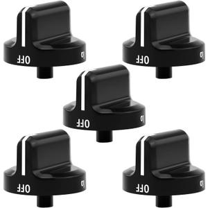 AMI PARTS 316564511 Gas Stove Knobs Replacement for Frigidaire Gas Range Stove Control knobs A026804 knobs Electric Universal Stove Oven Parts AH2364186, AP4433359, EA2364186(Black)