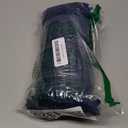 Smiry Soft Chenille Bathroom Toilet Lid Cover, Machine Washable Covers, 17.5x15, Fits Most Round, Elongated and Oblong Lids, Accessories Decor, Navy Blue