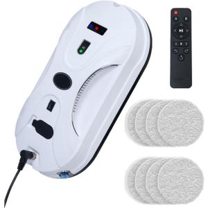 Automatic Window Cleaning Robot, Window Cleaner Robot Auto Dual Spray, 2025 Model Robot Limpia Vidrios AI Path Planning, 3000Pa Suction, Remote Control, Edge Detection for Streak-Free Glass - SS1