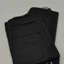 Surblue Caddy Hanging Organizer Bedside Storage Bag for Bunk and Hospital Beds, Black, Small