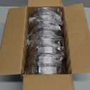 16Packs English Muffin Rings Crumpet Rings 4 inch Stainless Steel Double Rolled Tart Rings 4 inch & 3.15 inch, Round Metal Cooking Pastry Ring Molds for cookies, pancakes,