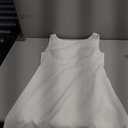 Women's Sexy Sleeveless Boat Neck A-Line Backless Mini Dress Formal Graduation Wedding Club Party Short Dresses, White, Medium