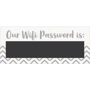 12x5 Greatfull/WiFi Password Plaq
