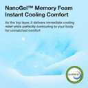 Novilla 6 Inch Queen Size Foam Mattress, Gel Memory Foam Mattress for Cooling Night Sleep & Pressure Relief, CertiPUR-US Certified