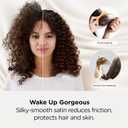 Bedsure Satin Pillowcase for Hair and Skin Queen - Moss Silky Pillowcase 2 Pack with Envelope Closure, Similar to Silk Pillow Cases, Olive Green Decor Gifts for Women Men, 20x30 Inches, 2pcs