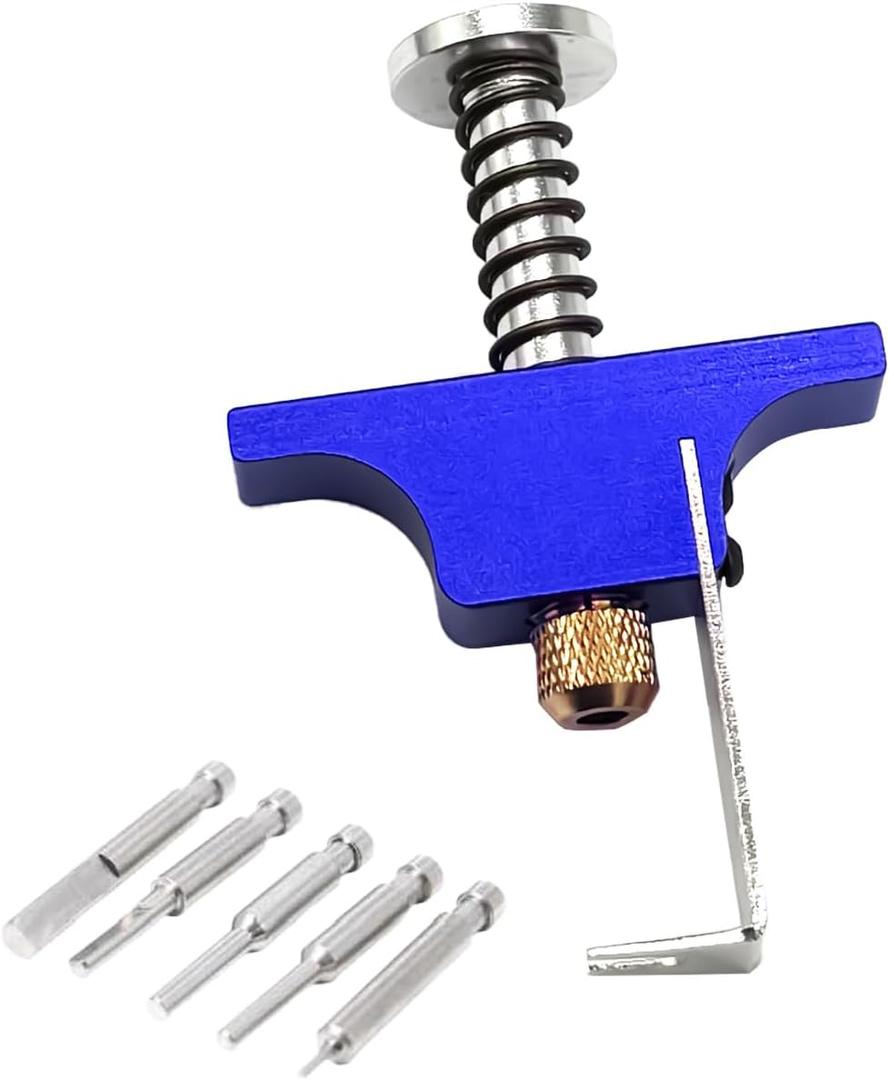Propeller Puller Aluminum Alloy Removal Tool Props Remover with Replacement Ejector Pins for RC FPV Drone BetaFPV Air65 75 (Blue)