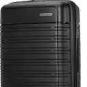Samsonite Elevation Plus - Carry-On Hardside Luggage with QuickEntry Front Compartment - Scratch Resistant Polypropylene Shell, AirTag Holder, TSA Lock, Airline Approved - Triple Black