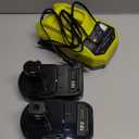 Bonacell 2Pack 18V 4000mAh Replacement for Ryobi 18V Battery and Charger Kit Combo for Ryobi Battery 18 Volt ONE+ P108 P107 P104 P105 P102 P103 260051002 P117 P118 P113 BCL1418 Cordless Tools