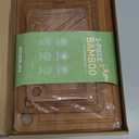 Bamboo Cutting Board for Kitchen, 3-Piece Set with Juice Grooves, Side Handles & Non-Slip Mats  Durable Bamboo Chopping Board for Meat, Vegetables and Fruits