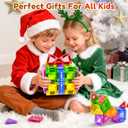 60PCS Mini Magnetic Tiles for Kids Ages 3-5 4-8 with Iron Box Travel Magnet Building Kids Toys for 3 4 5 6 7 8 Year Old Boys Girls Toddler Preschool STEM Construction Sensory Christmas Birthday Gifts