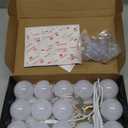 14 Bulbs LED Vanity Lights for Mirror, 3000K 4000K 6500K & 10-Brightness, Wire Length Adjustable, USB Cable, Hollywood Mirror Lights for Makeup Dressing Room Bathroom, White