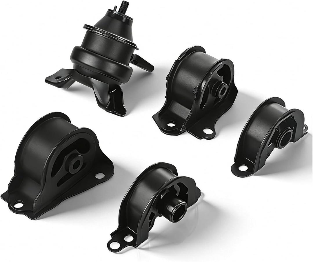 5PCS Engine Motor Mount and Transmission Mount Set Compatible with Honda CR-V 1997 1998 1999 2000 2001 2.0L, Replaces# A6520 A6585 A6576 A6526 A6506