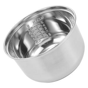 10 Cup Rice Cooker Inner Pot Compatible  Non-Stick 304 Stainless Steel Replacement Bowl, Easy to Clean & Dishwasher Safe