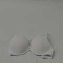 Push Up Thick Padded Plunge Underwire T Shirt Lace Bra Lift Support for Women Add One Cup (34A)