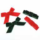 3 x Mini Velvet Bows 3PK